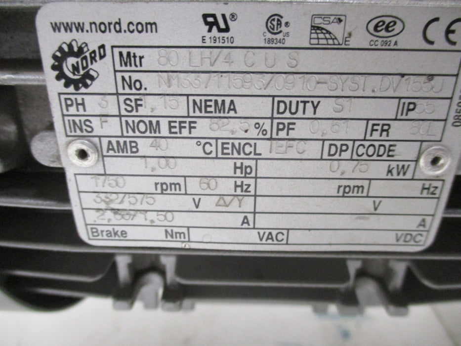 NORD 12080AZD-80LH/4CUS 80LH/4CUS NSNP
