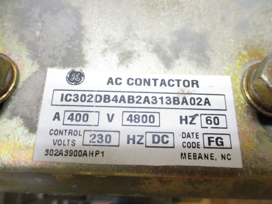 GENERAL ELECTRIC IC302DB4AB2A313BA02A 4800V NSMP