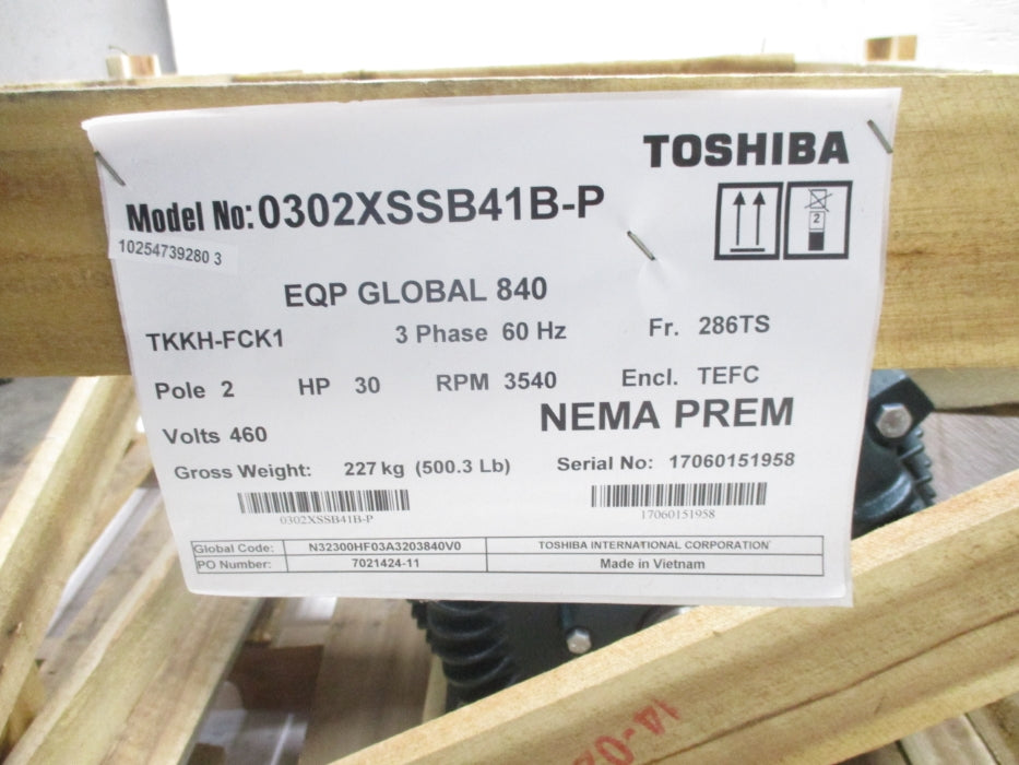 TOSHIBA 0302XSSB41B-P NSMP