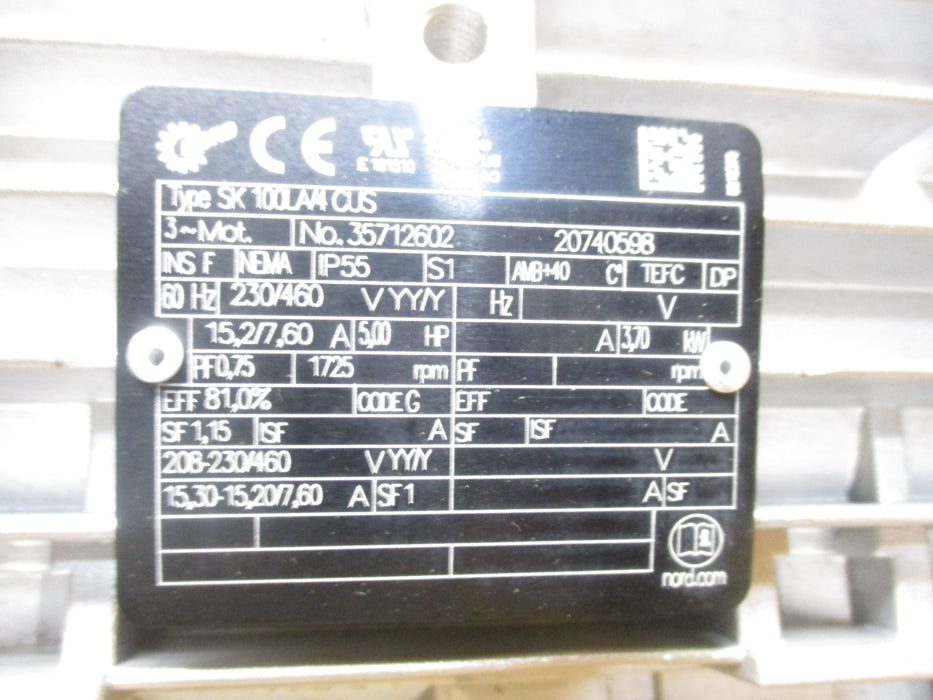 NORDS SK100LA/4CUS SK672.1-100LA/4 NSMP