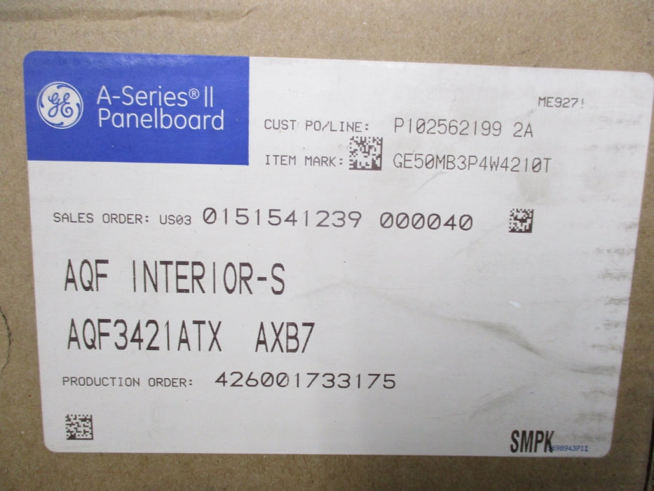 GENERAL ELECTRIC AQF3421ATXAXB7 (AS PICTURED) NSFS