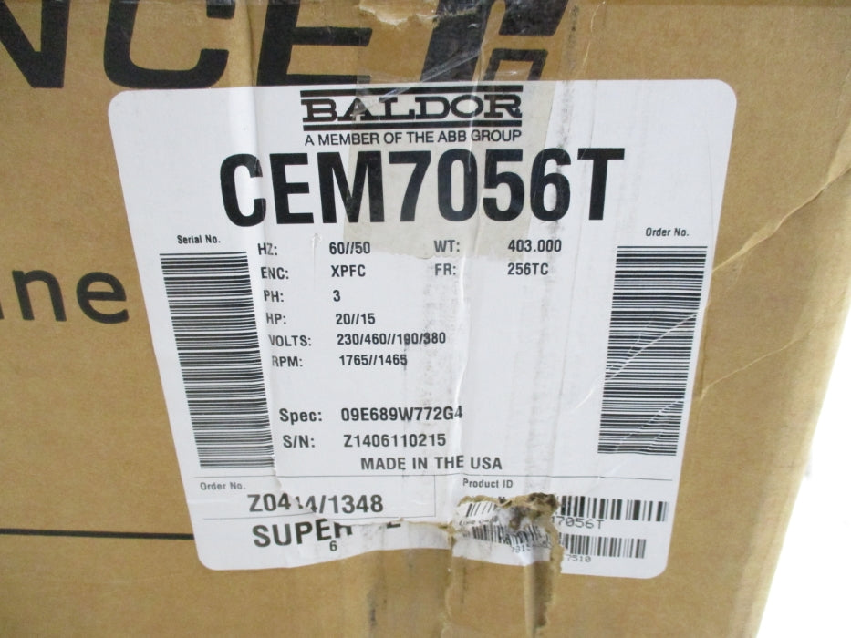 BALDOR CEM7056T NSMP