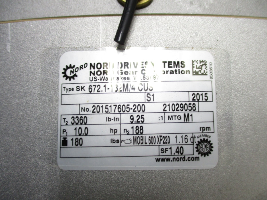 NORDS SK132M/4CUS SK672.1 10HP NSMP