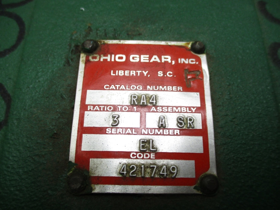 OHIO GEAR RA4 RATIO3:1 NSNP