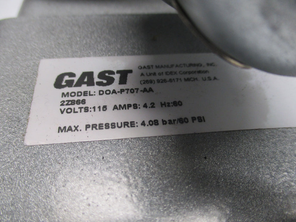 GAST DOA-P707-AA (AS PICTURED) UNMP
