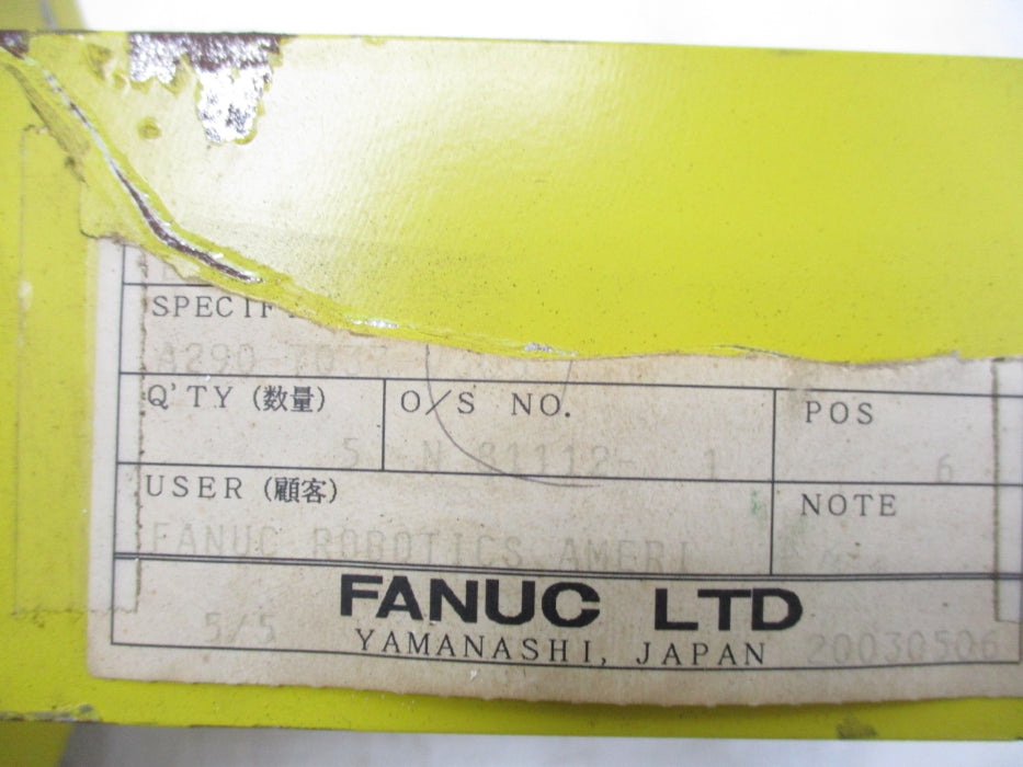 FANUC A290-7037-V305 NSNP