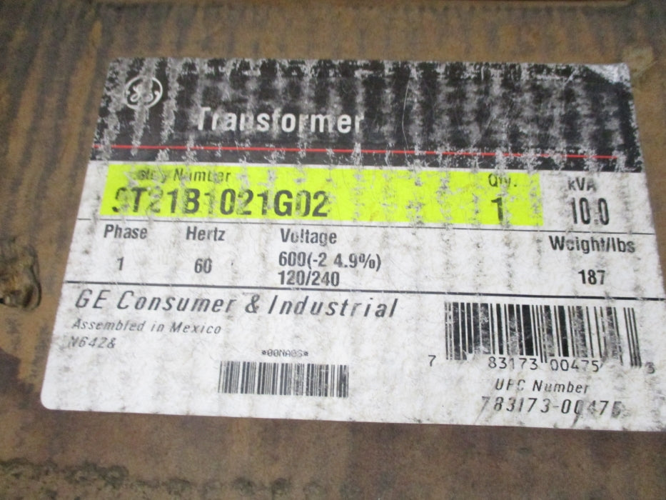 GENERAL ELECTRIC 9T21B1021G02 10KVA NSMP