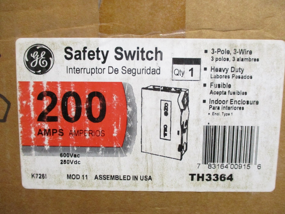 GENERAL ELECTRIC TH3364 NSMP