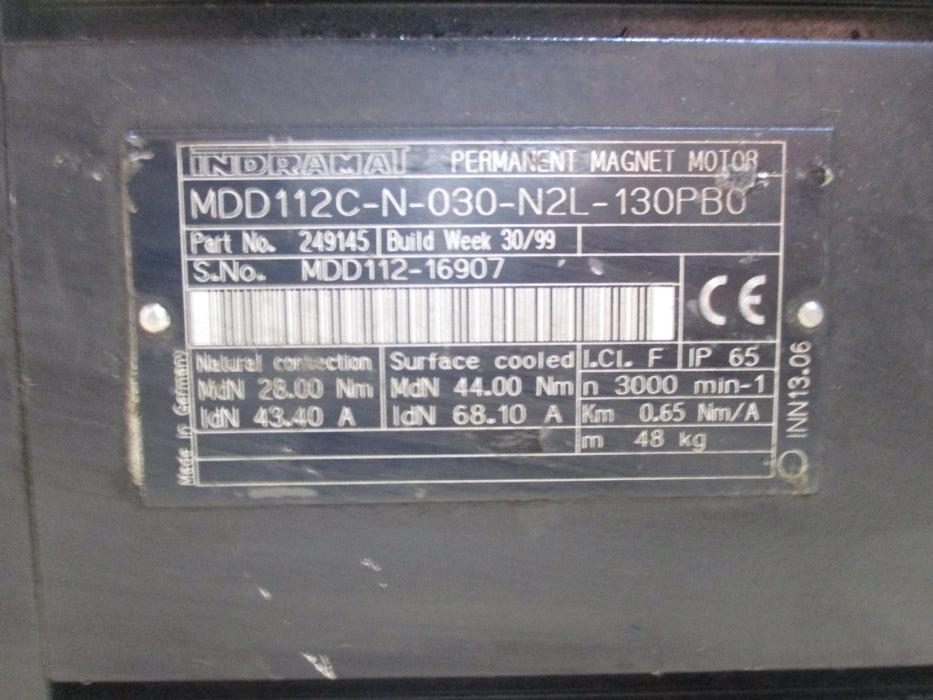 INDRAMAT MDD112C-N030-N2L-130PB0 UNMP