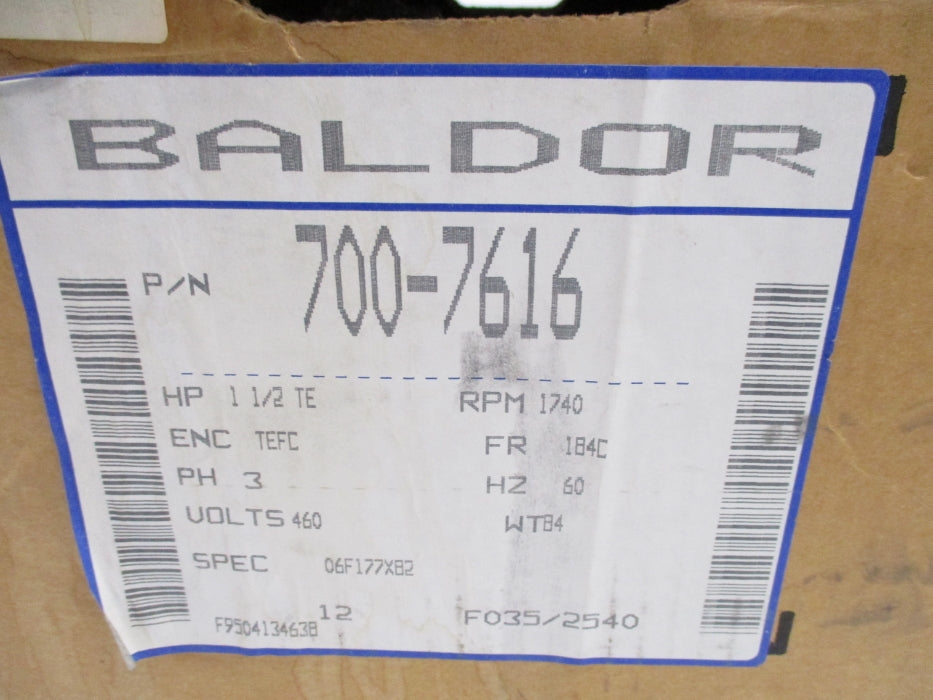 BALDOR 700-7616 NSMP