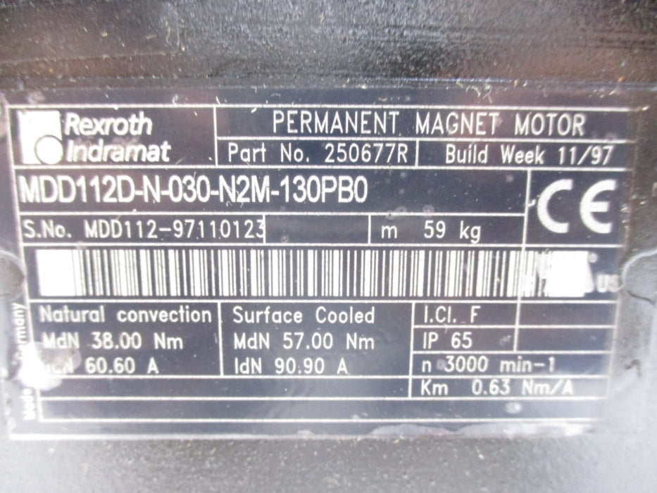 INDRAMAT MDD112D-N-030-N2M-130PB0 NSMP