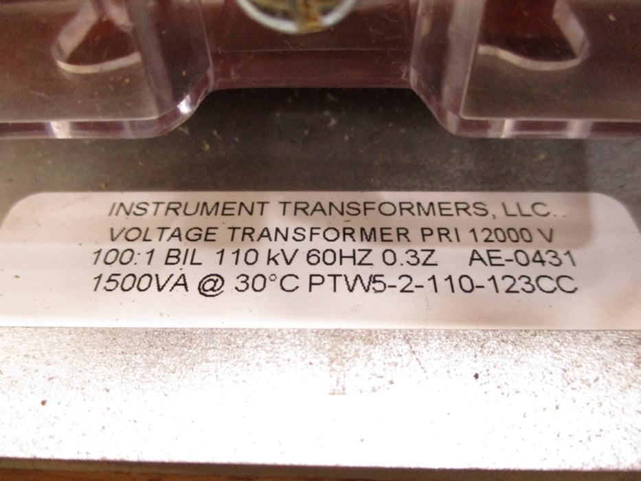 INSTRUMENT TRANSFORMERS PTW5-2-110-123CC 1500VA NSNP