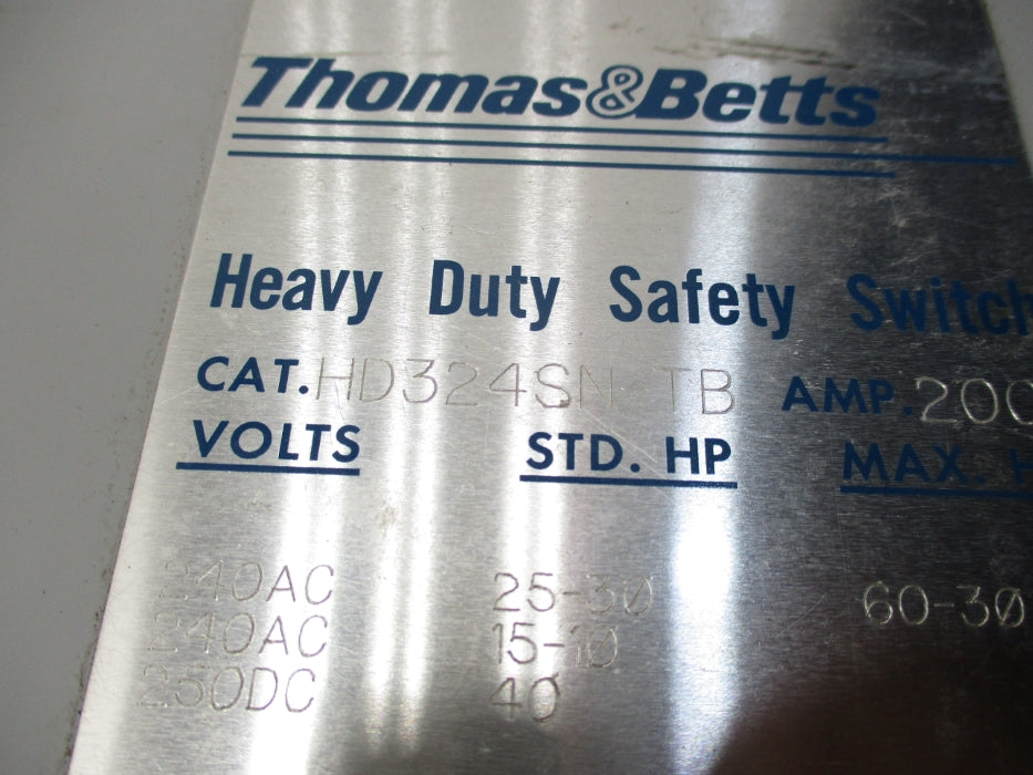 THOMAS&BETTS HD324SN-TB NSNP