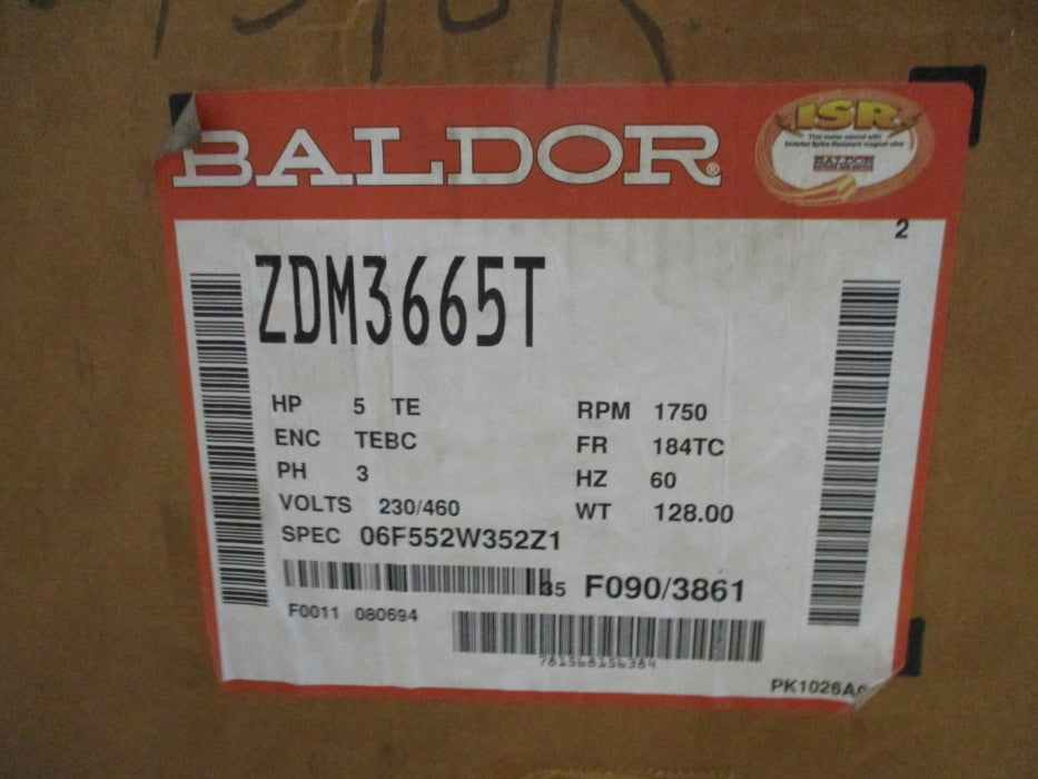 BALDOR ZDM3665T NSMP