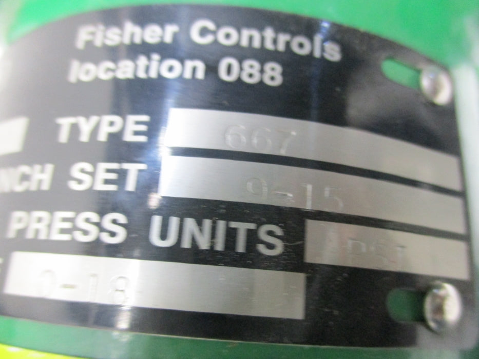 FISHER TYPE 667 SIZE 30 55 PSI NSNP