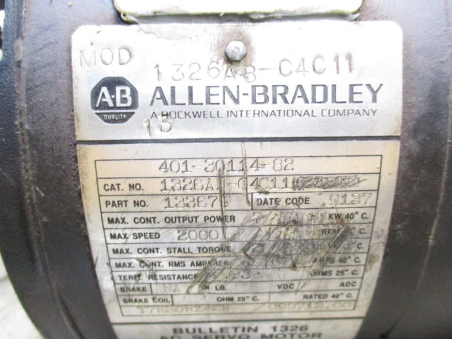 ALLEN BRADLEY 1326AB-C4C11 UNMP