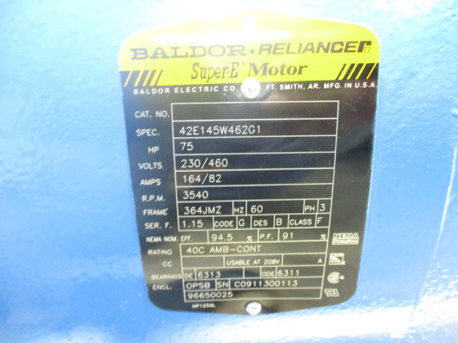 BALDOR 42E145W462G1 NSNP