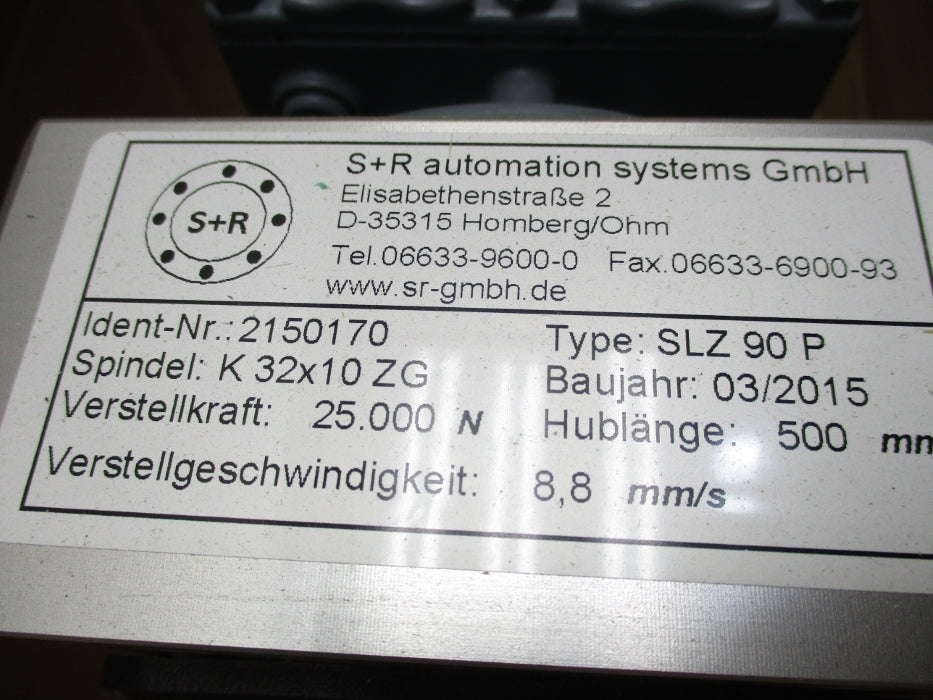 STR AUTOMATION SYSTEMS SLZ90P NSMP