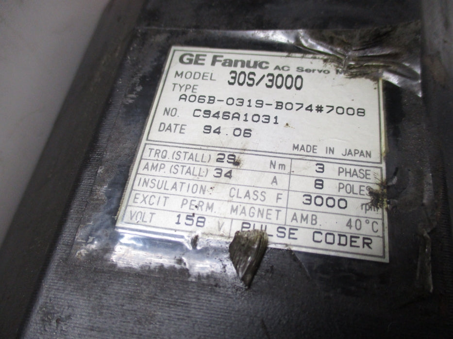 FANUC A06B-0319-B074#7008 UNMP