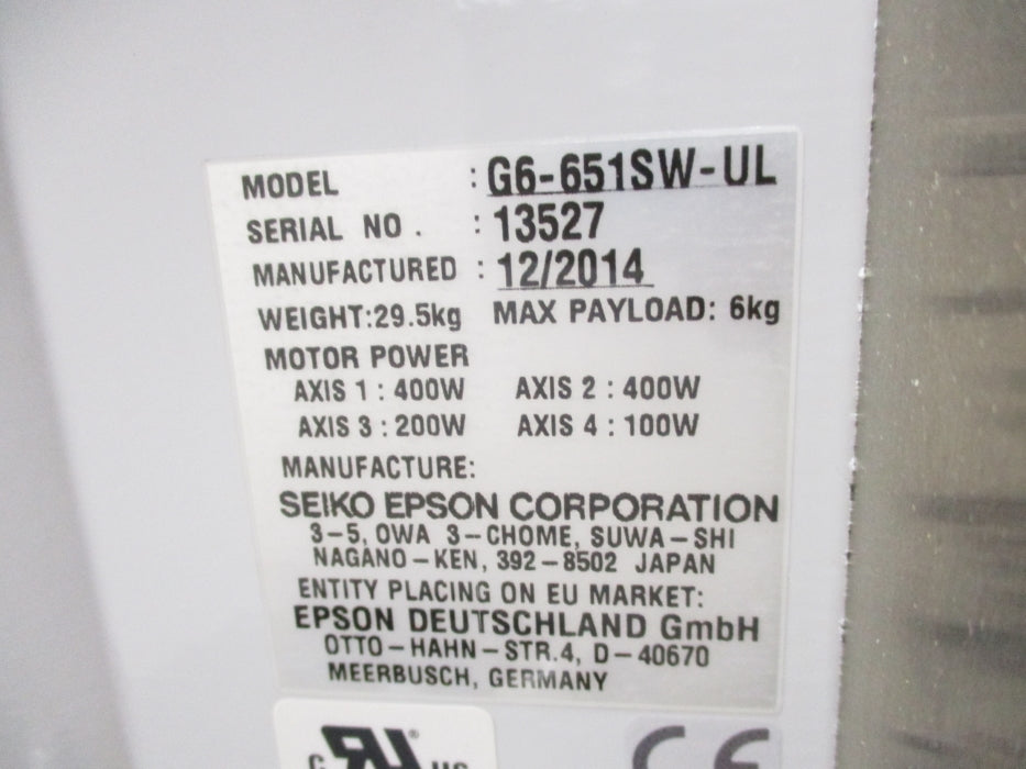 EPSON G6-651SW-UL NSMP