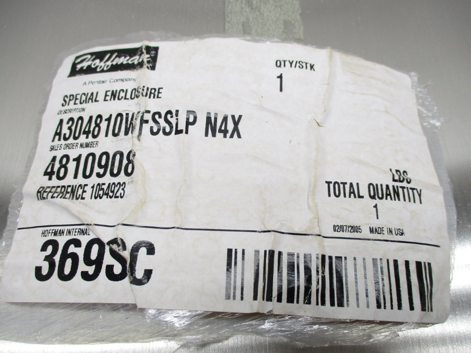 HOFFMAN A304810WFSSLPN4X NSNP