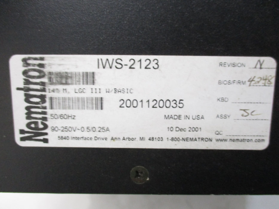 NEMATRON IWS-2123 NSNP