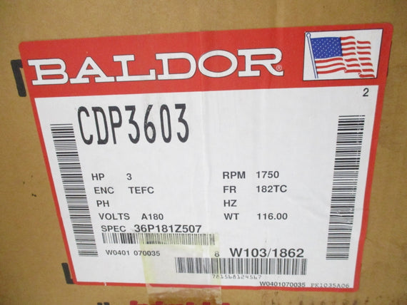BALDOR CDP3603 NSMP