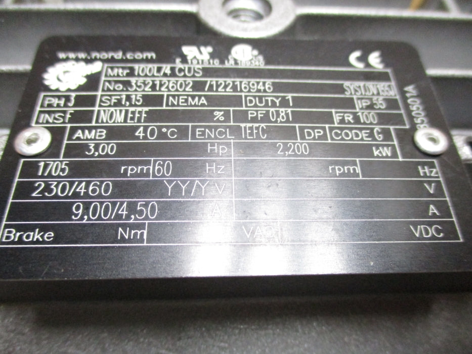 NORD 12080VF-100L/4CUS NSMP
