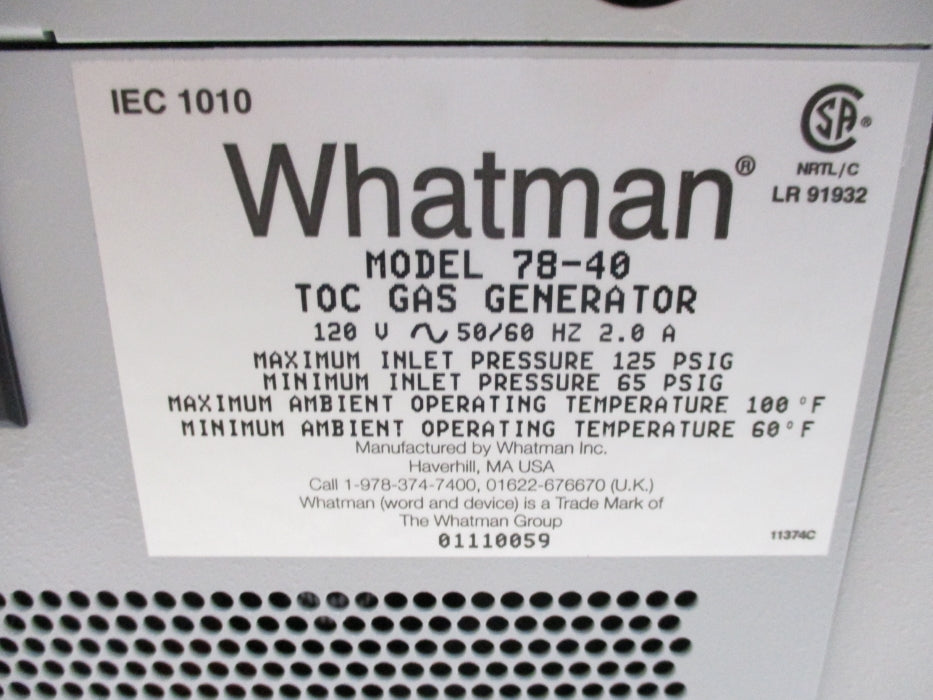 WHATMAN 78-40 NA NSMP