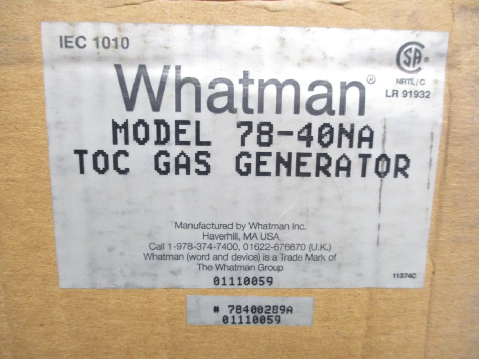 WHATMAN 78-40 NA NSMP