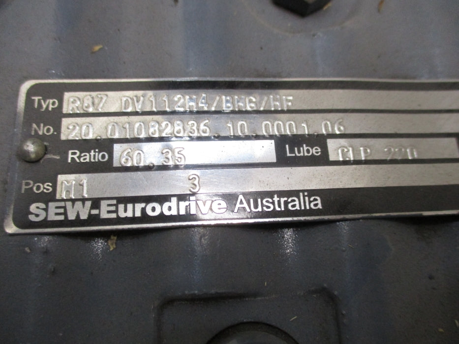 SEW-EURODRIVE R87DV112M4/BMG/HF NSNP