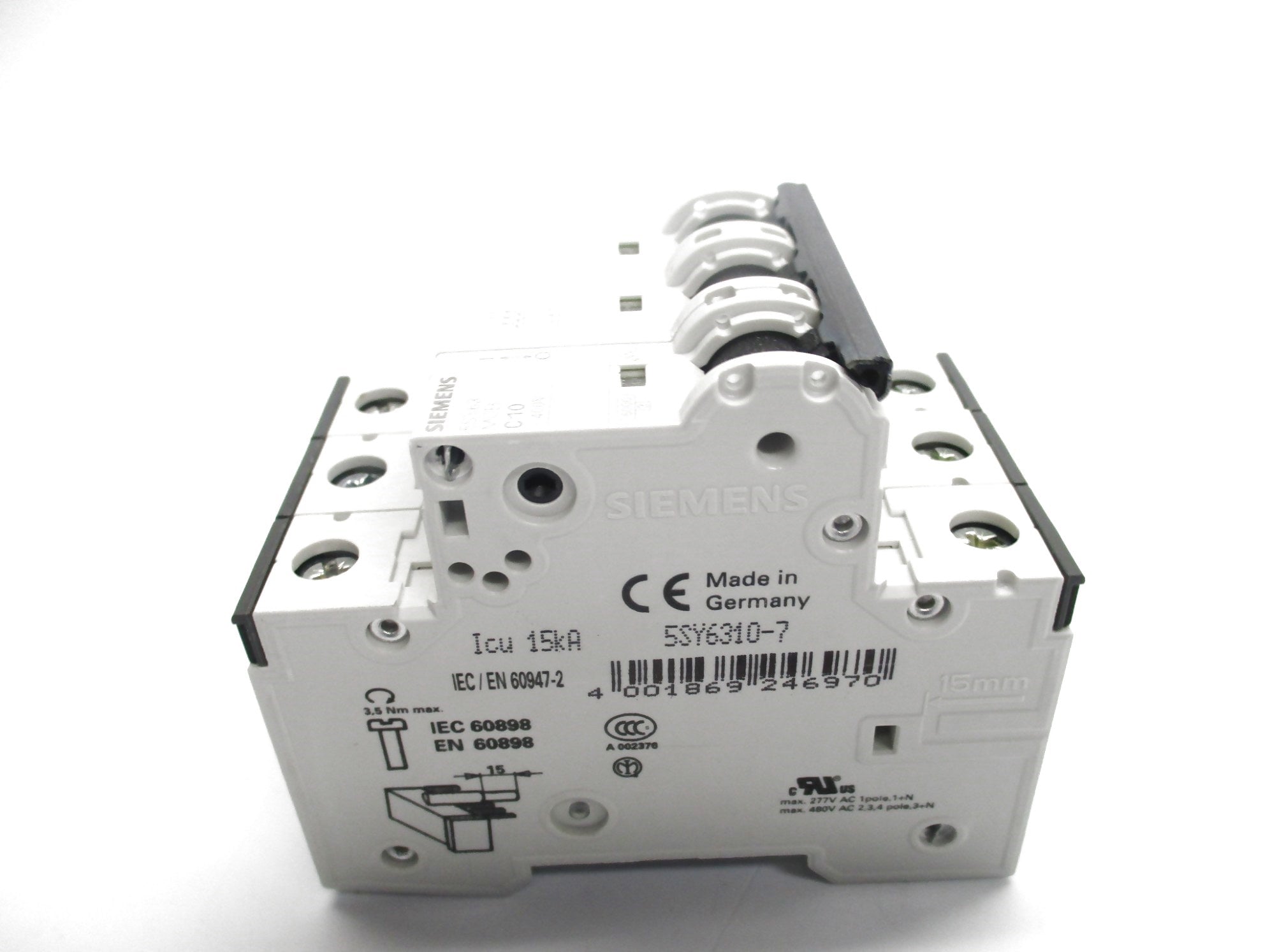 SIEMENS 5SY63MCB 10A 400V NSNP