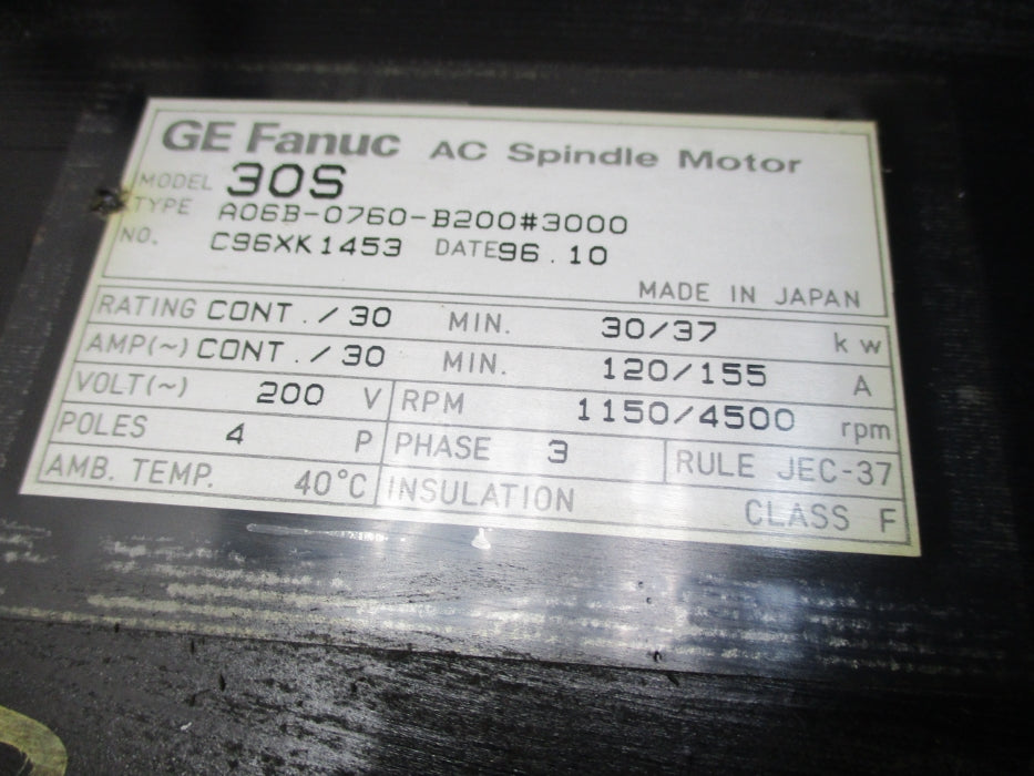 FANUC A06B-0760-B200#3000 NSNP