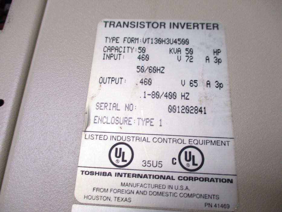 TOSHIBA VT130H3U4500 UNMP