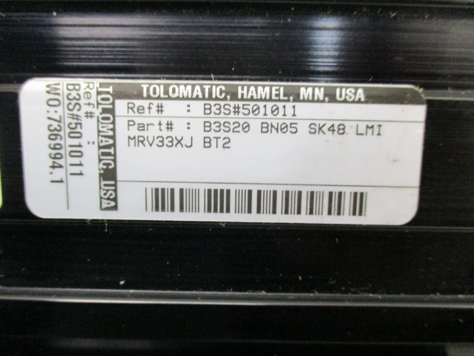 TOLOMATIC B3S20BN05SK48LMRV33XJBT2 NSMP