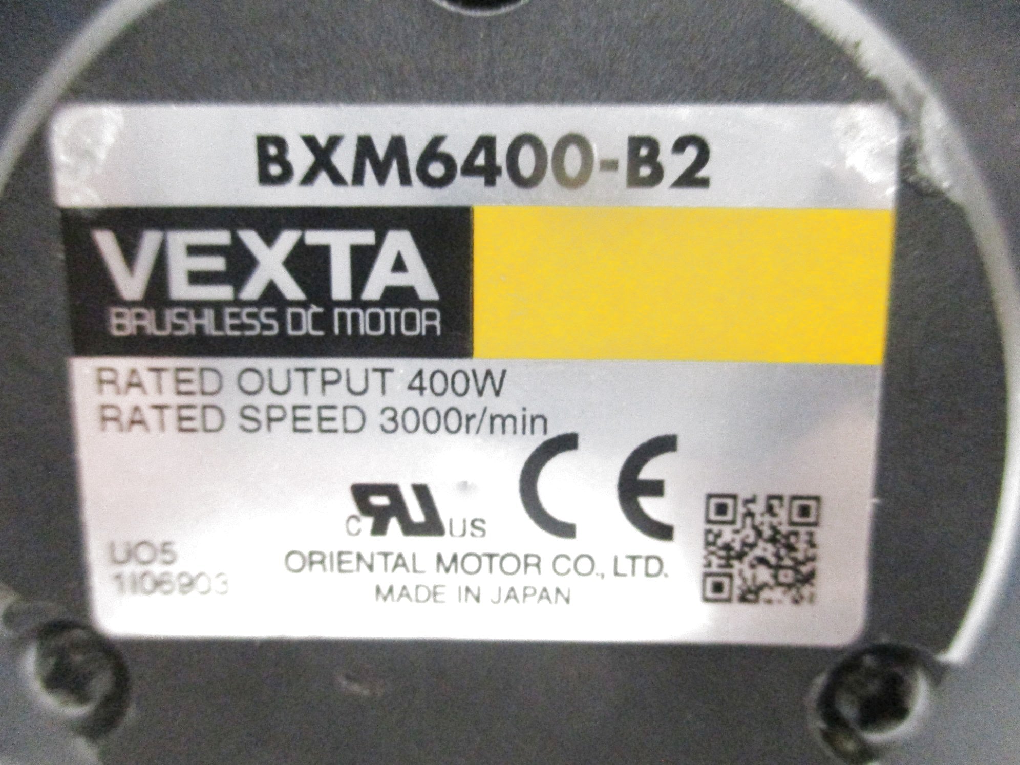 ORIENTAL MOTORS BXM6400-B2 UNMP