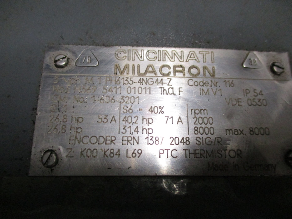 SIEMENS 1PH6135-4NG44-Z UNMP