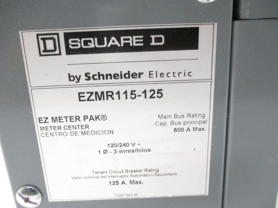 SQUARE D EZMR115-125 NSNP