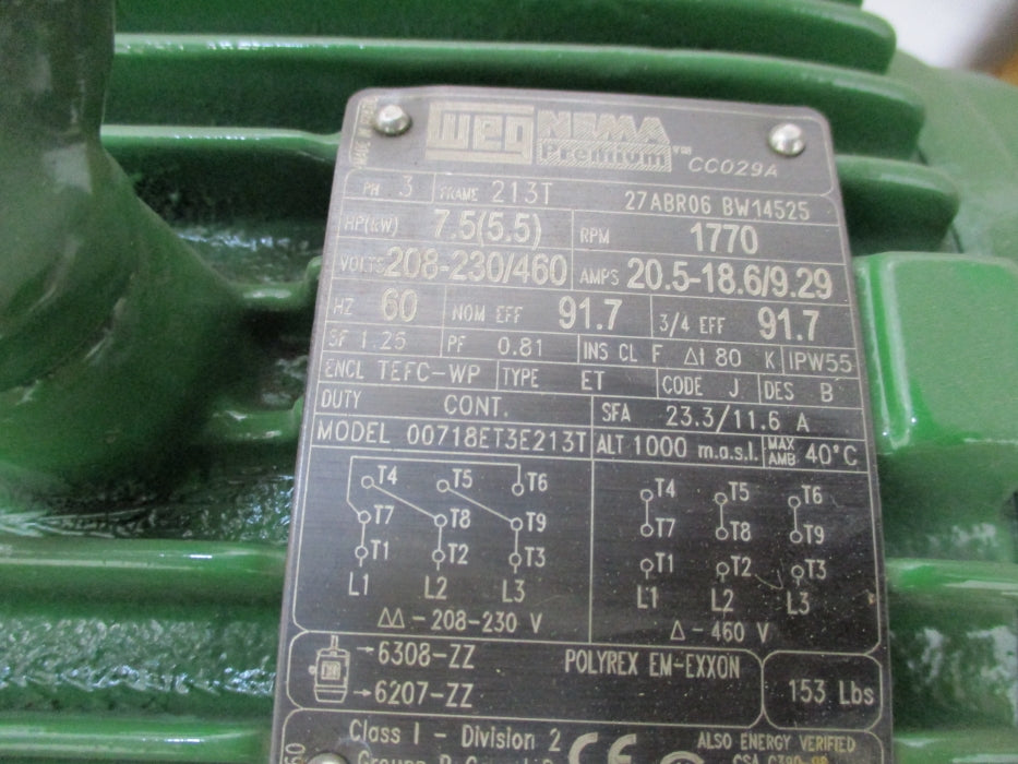 WEG 00718ET3E213T NSMP