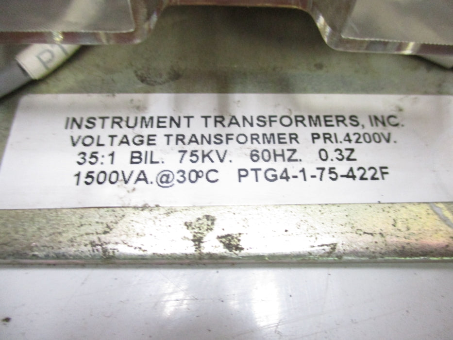 INSTRUMENT TRANSFORMERS PTG4-1-75-422F 1500VA UNMP