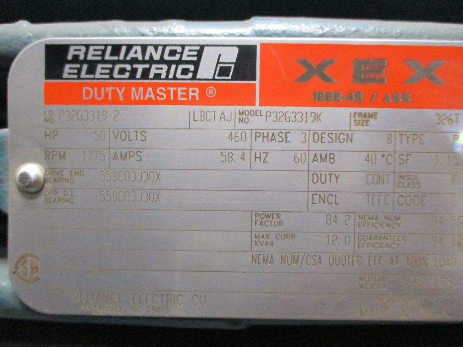 RELIANCE ELECTRIC P32G3319K NSNP