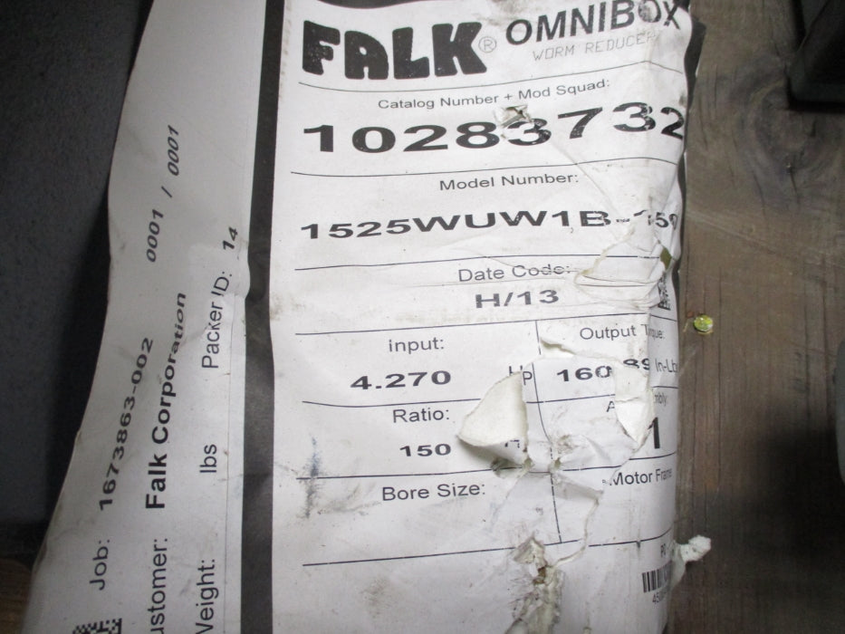 FALK 10283732 1525WUW1B-150 NSNP
