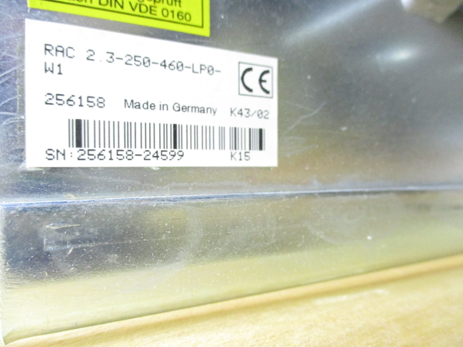 REXROTH RAC2.3-250-460-LP0-W1 NSMP