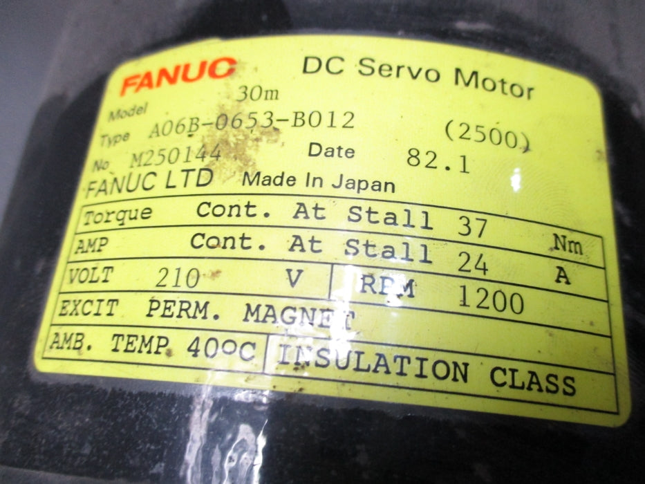 FANUC A06B-0653-B012 UNMP