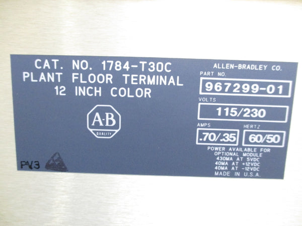 ALLEN BRADLEY 1784-T30C NSMP