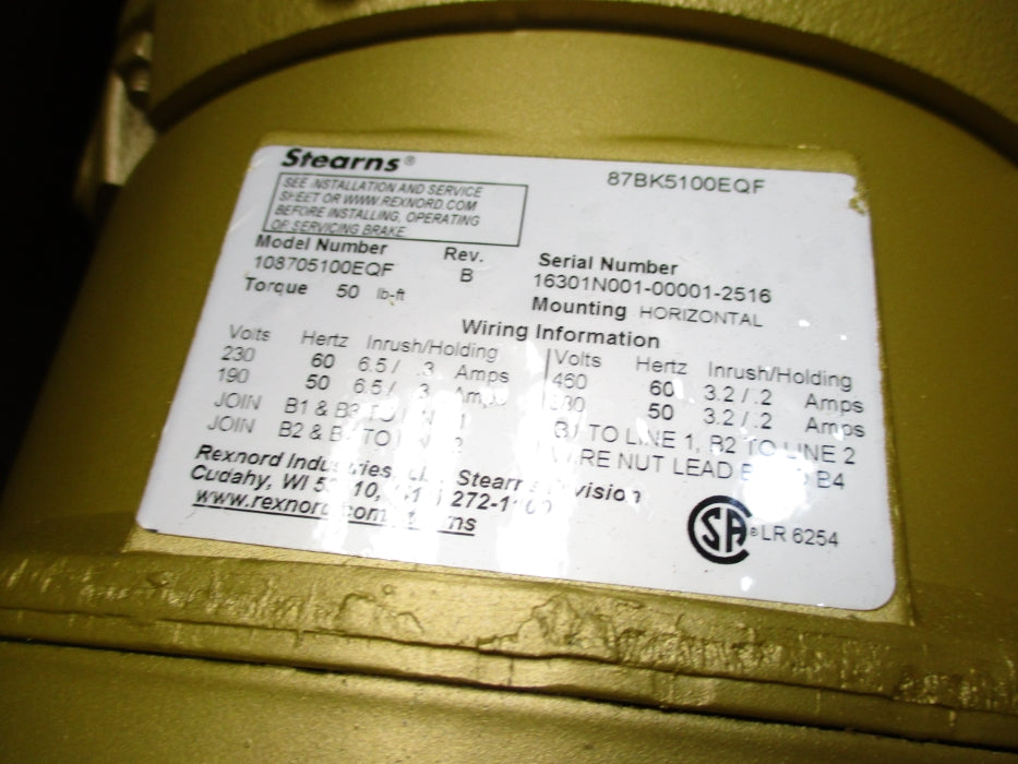 BALDOR EBM3714TY NSMP