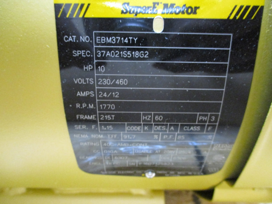 BALDOR EBM3714TY NSMP