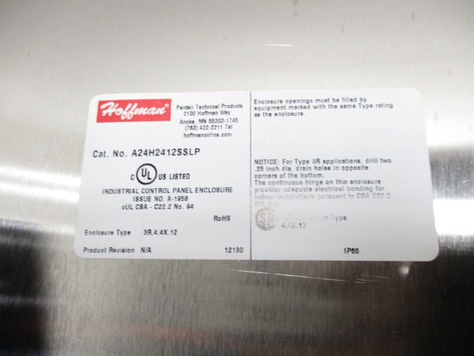 HOFFMAN A24H2412SSLP NSMP