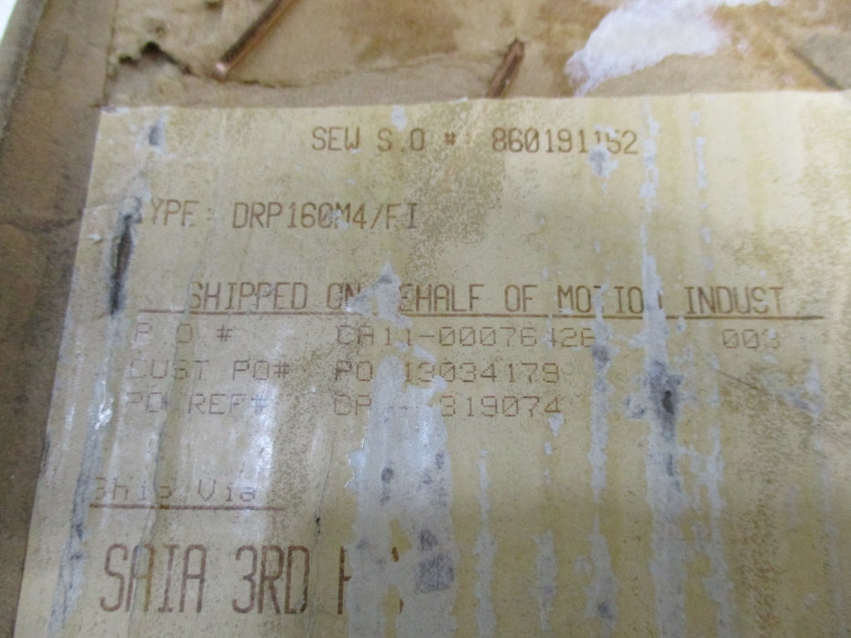 SEW-EURODRIVE DRP160M4FI NSMP