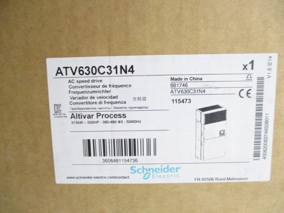 SCHNEIDER ELECTRIC ATV630C31N4 NSFS